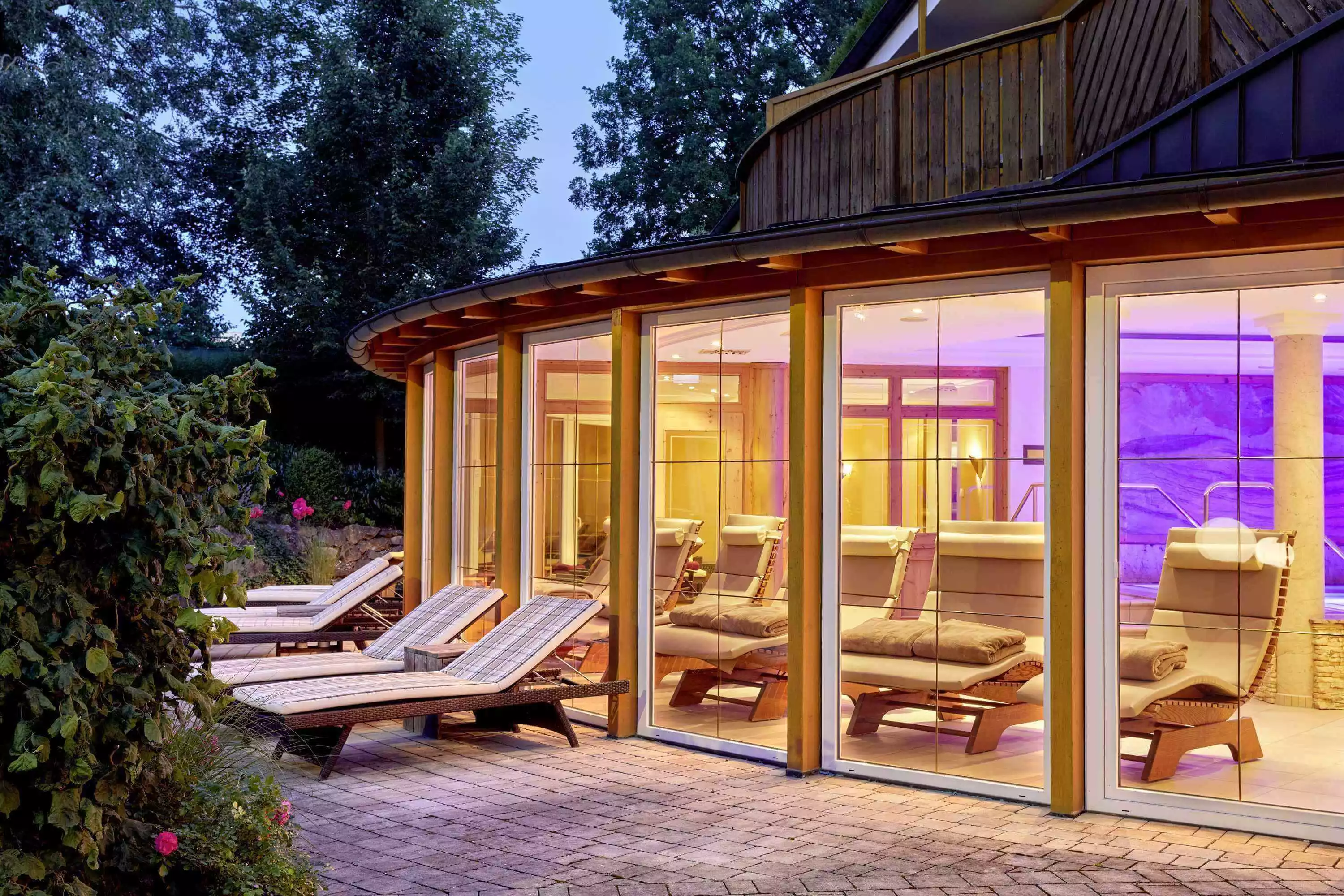 Wellnessgarten im Wellnesshotel Götzfried Garden & Spa