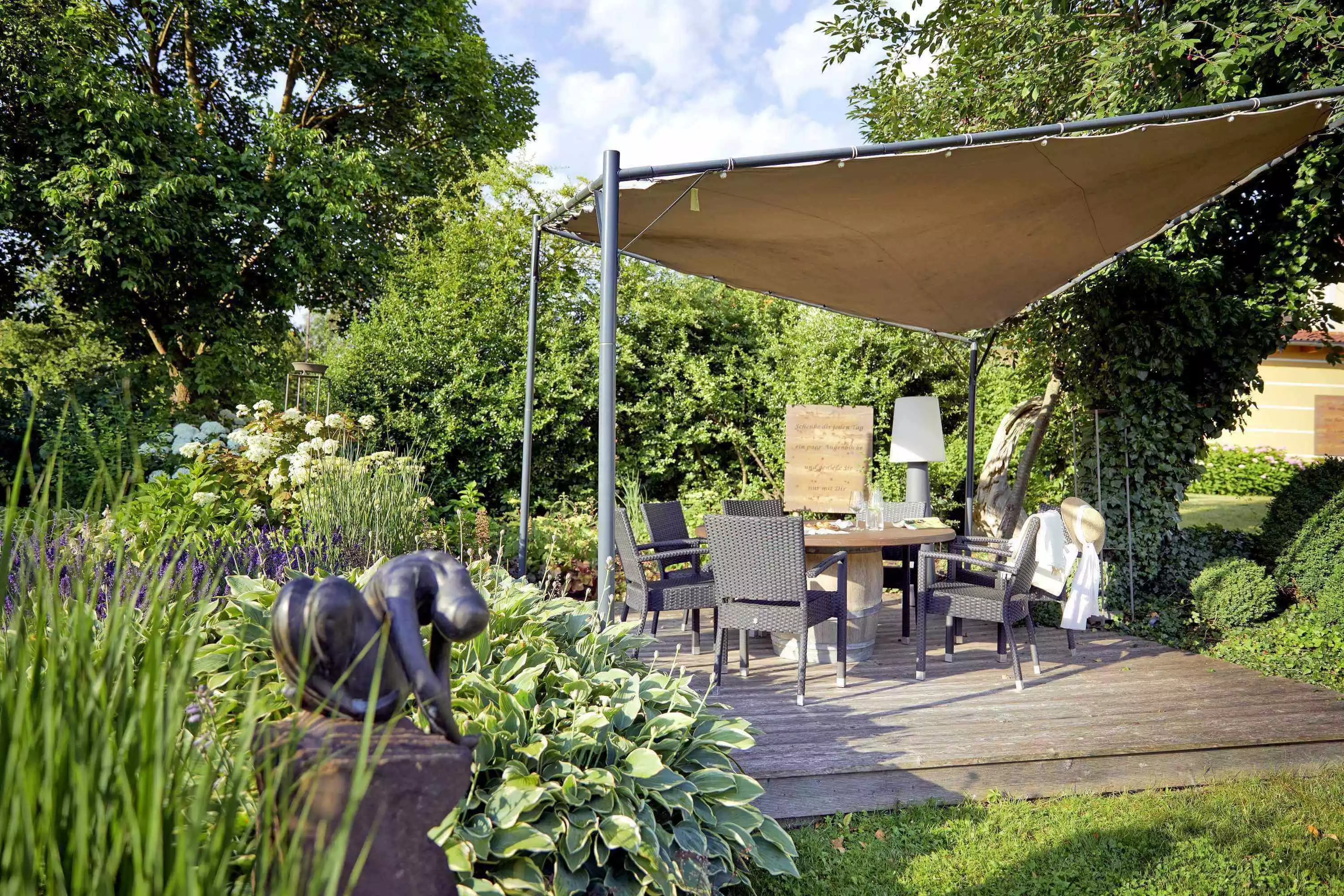 Wellnessgarten im Wellnesshotel Götzfried Garden & Spa